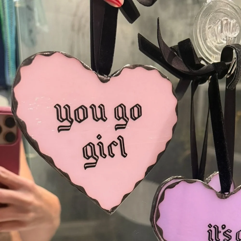 Heart messages - Stained glass Wall Decor